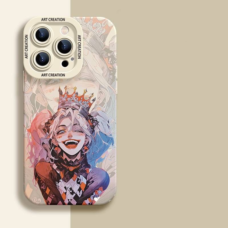 34071 iPhone 15 защитная крышка-чехол, силикон с рисунком