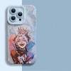 34071 iPhone 15 защитная крышка-чехол, силикон с рисунком