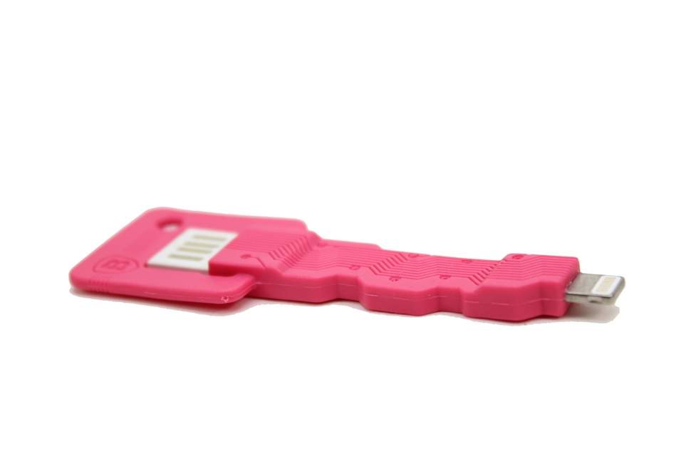 5-710 USB lightning ключ (розовый)