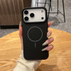 38928 Защитная крышка iPhone 15Pro однотонный пластик с MagSafe