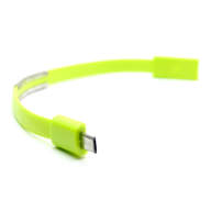 7669 Кабель micro USB-браслет 200mm (зеленый)