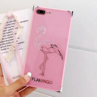 5481 iРhone 7+ Защитная крышка силиконовая (розовый)