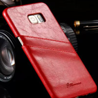 9443 Galaxy S6 Защитная крышка кожаная (красный)