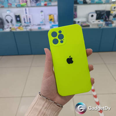 31080  iPhone 12Pro защитная крышка-чехол Silicone Case с логотипом