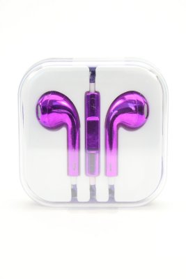 5-77 Гарнитура EarPods (фиолетовый) 5-77 Гарнитура EarPods (фиолетовый)