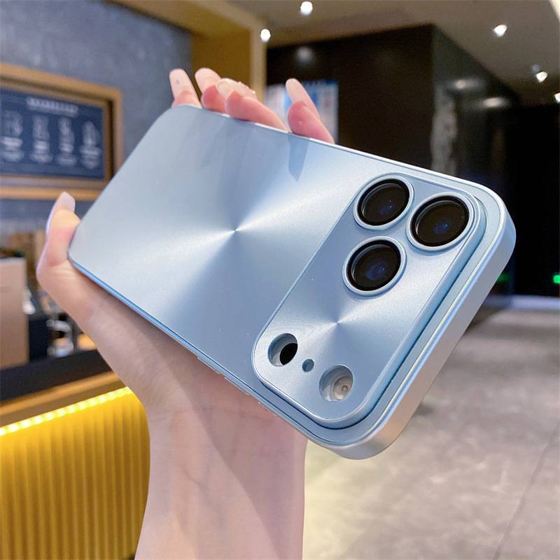 38370 iPhone 17 защитная крышка-чехол пластик однотонный