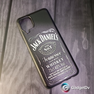 20271 Samsung A12 защитная крышка-чехол, силикон с рисунком
