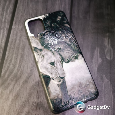 20271 Samsung A12 защитная крышка-чехол, силикон с рисунком