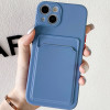 20577 iPhone13 Pro защитная крышка-чехол с кармашком