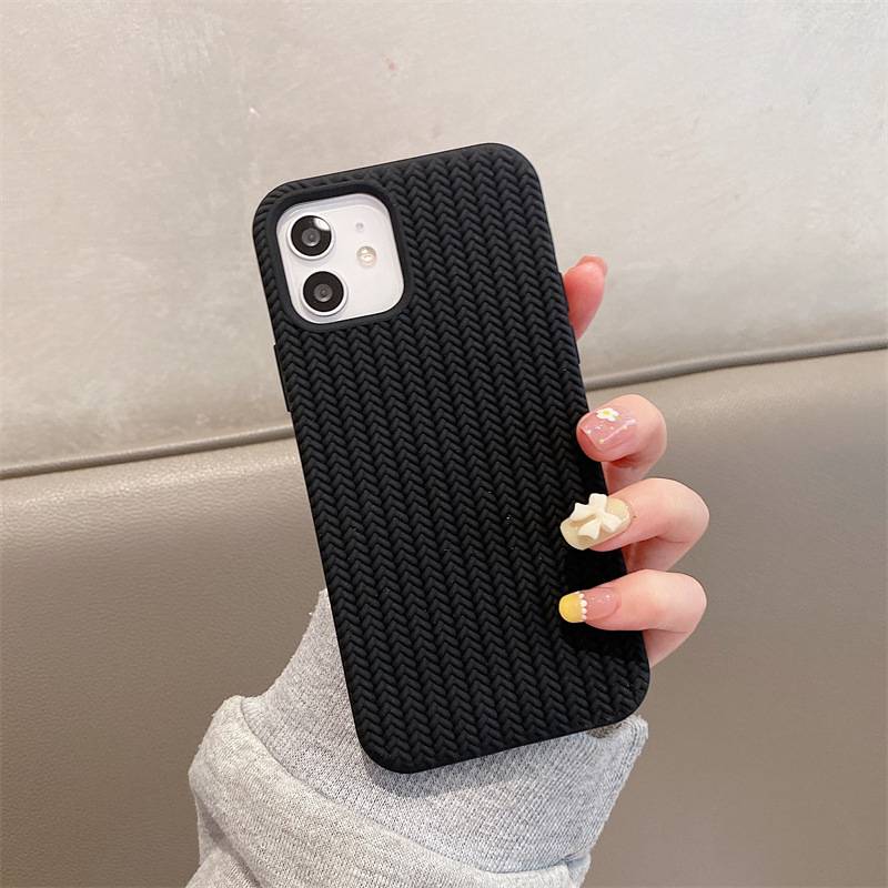 20972 iPhone 11 защитная крышка-чехол, Silicone Case рифленая