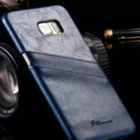 9444 Galaxy S6 Защитная крышка кожаная (синий)