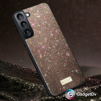 26799 Samsung S24 Plus защитная крышка-чехол, Sulada, блестки