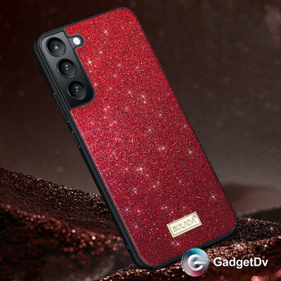 26799 Samsung S24 Plus защитная крышка-чехол, Sulada, блестки
