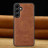 37072 Samsung A55 защитная крышка-чехол, MafSafe кож.