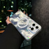 38617 iPhone 16 ProMax защитная крышка-чехол разводы