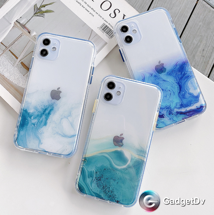 60655 Samsung A02s защитная крышка-чехол, разводы