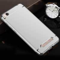 2845 Защитная крышка Xiaomi Redmi 4A пластиковая (серебро)