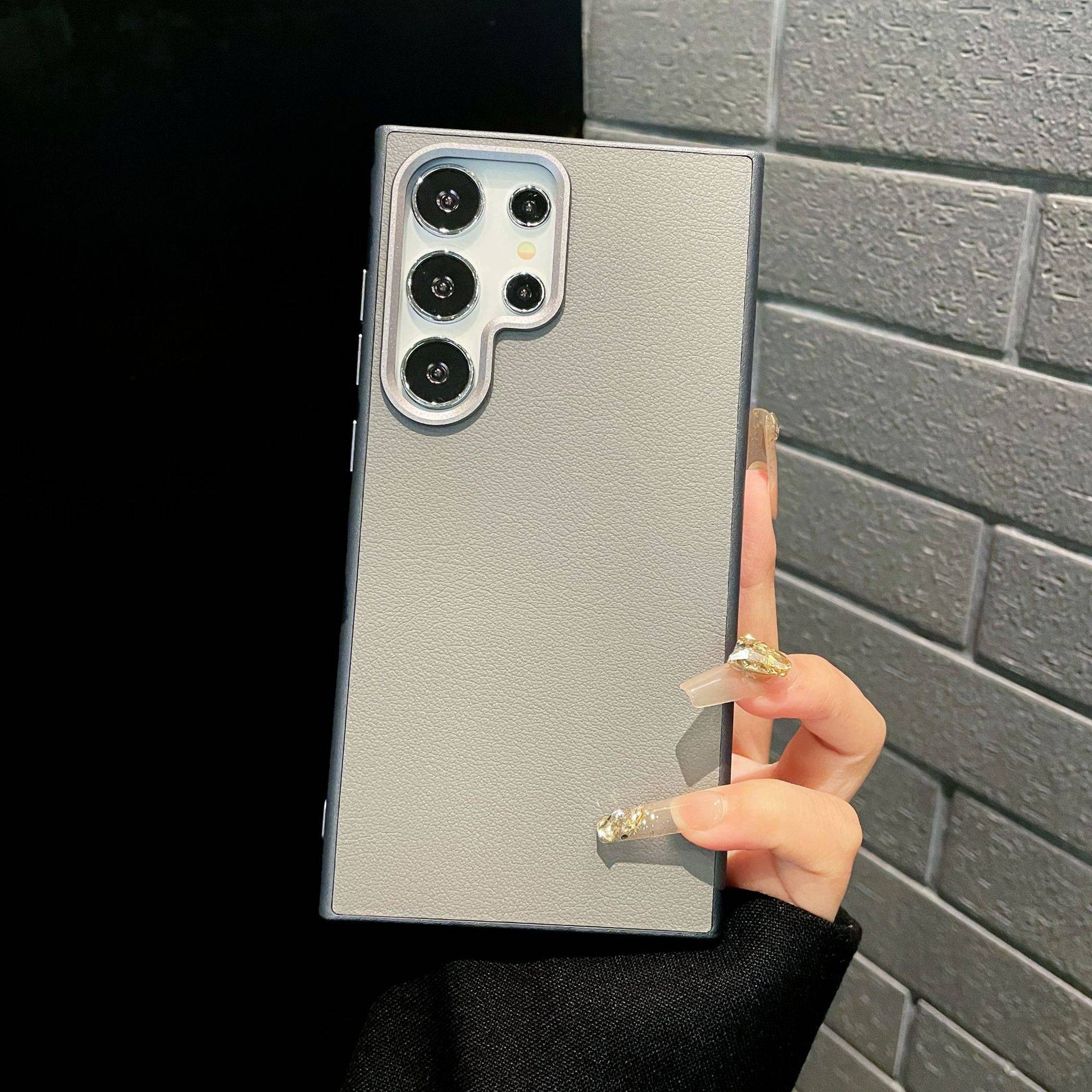38082 Samsung S24Ultra защитная крышка-чехол, под кожу