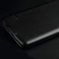 9830 Galaxy S5 Защитная крышка кожаная (черный)