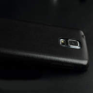 9830 Galaxy S5 Защитная крышка кожаная (черный)