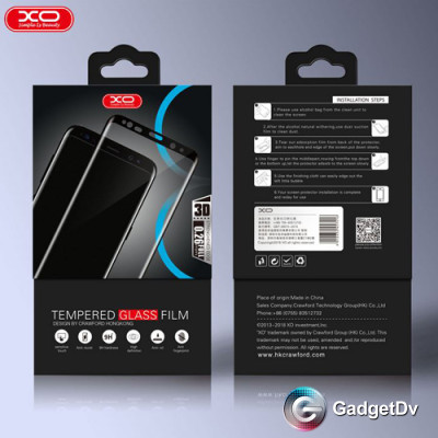1628 Защитное стекло Samsung S8+ 0.26mm XO (белый)