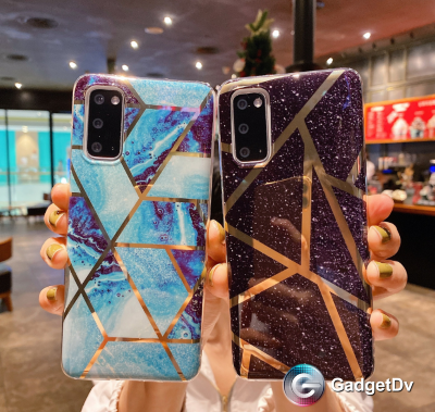 60495 Samsung A21S защитная крышка-чехол, мрамор