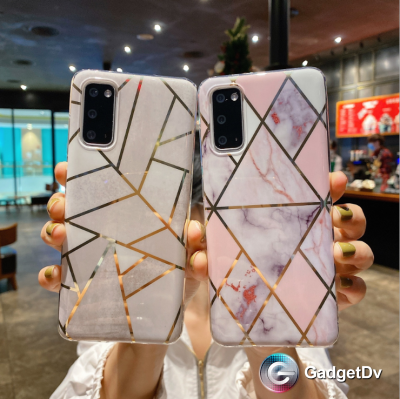 60495 Samsung A21S защитная крышка-чехол, мрамор