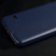 9831 Galaxy S5 Защитная крышка кожаная (синий)
