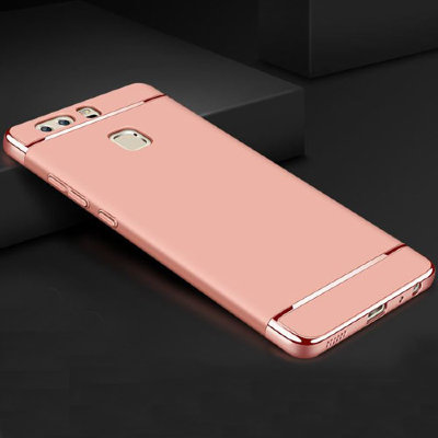 4026 Huawei P8 lite (2017) Защитная крышка пластиковая (розовое золото) 4026 Huawei P8 lite Защитная крышка пластиковая (розовое золото)