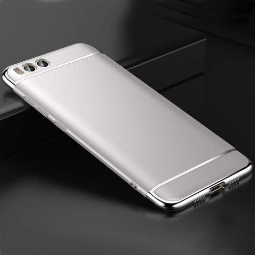 4508 Защитная крышка Xiaomi Mi 5S пластиковая (серебро)