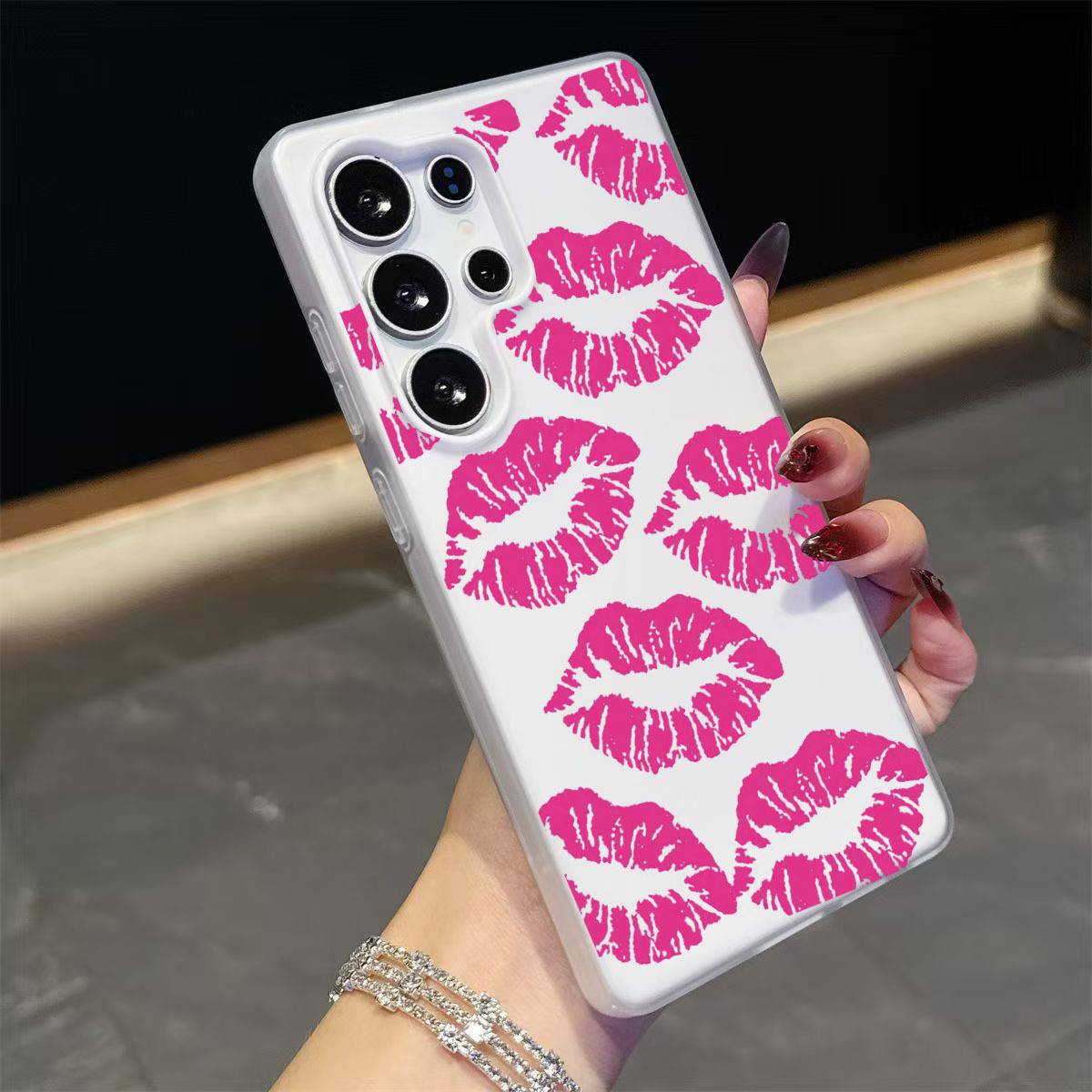 39135 Samsung A57 защитная крышка-чехол, пластик с рисунком