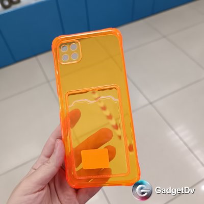 20779 Samsung A22s 5G защитная крышка-чехол, прозрачная с кармашком