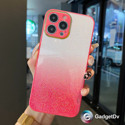 20976 Samsung A22 защитная крышка-чехол, блестки градиент