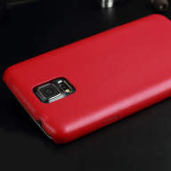 9832 Galaxy S5 Защитная крышка кожаная (розовый)