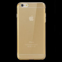 2116 iPhone7+ Защитная крышка силиконовая Rock (золото)