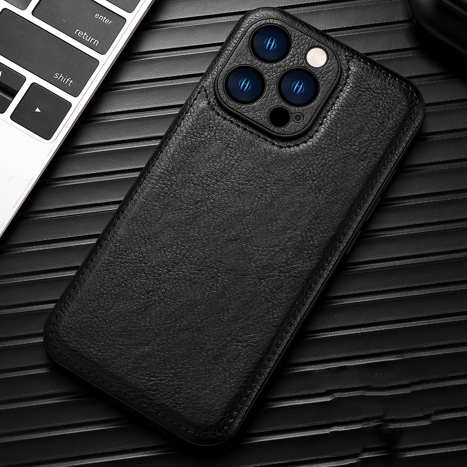 38085 iPhone13 ProMax защитная крышка-чехол, под кожу