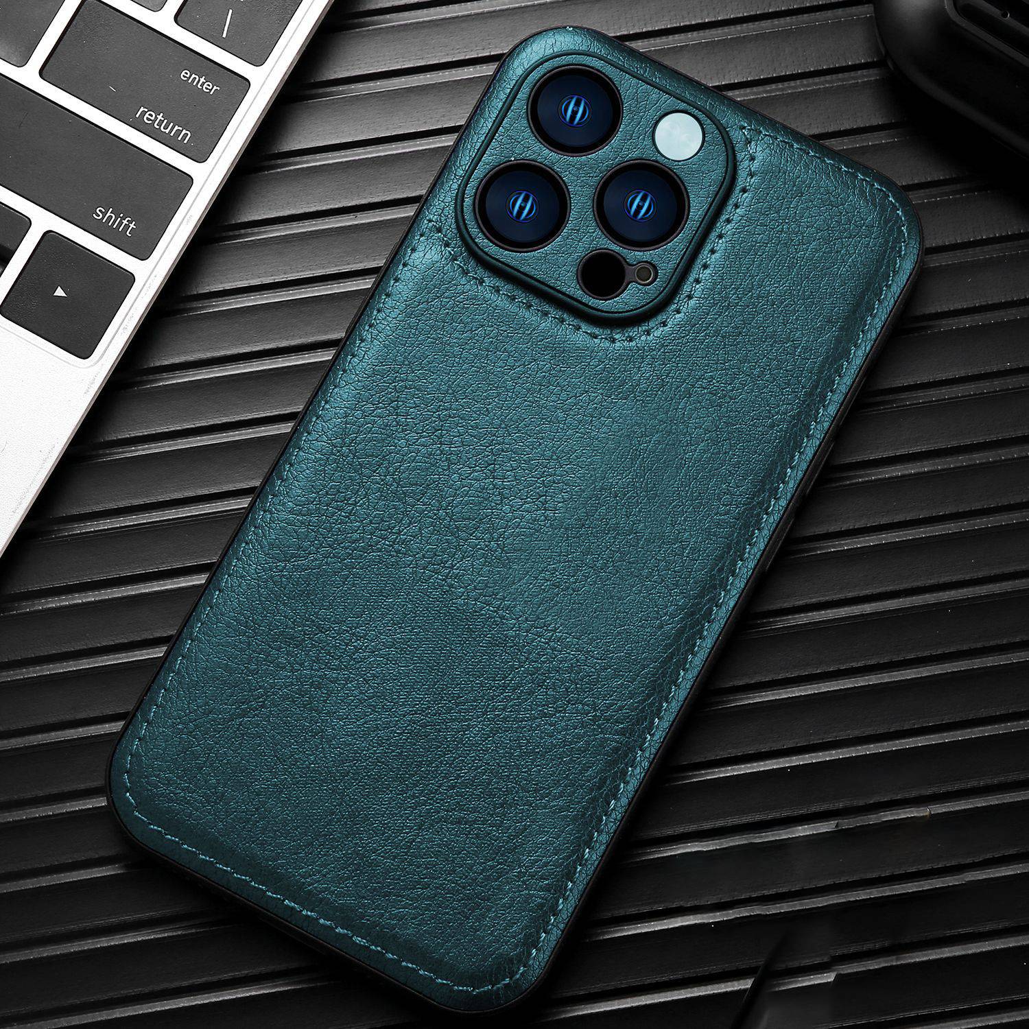 38085 iPhone13 ProMax защитная крышка-чехол, под кожу