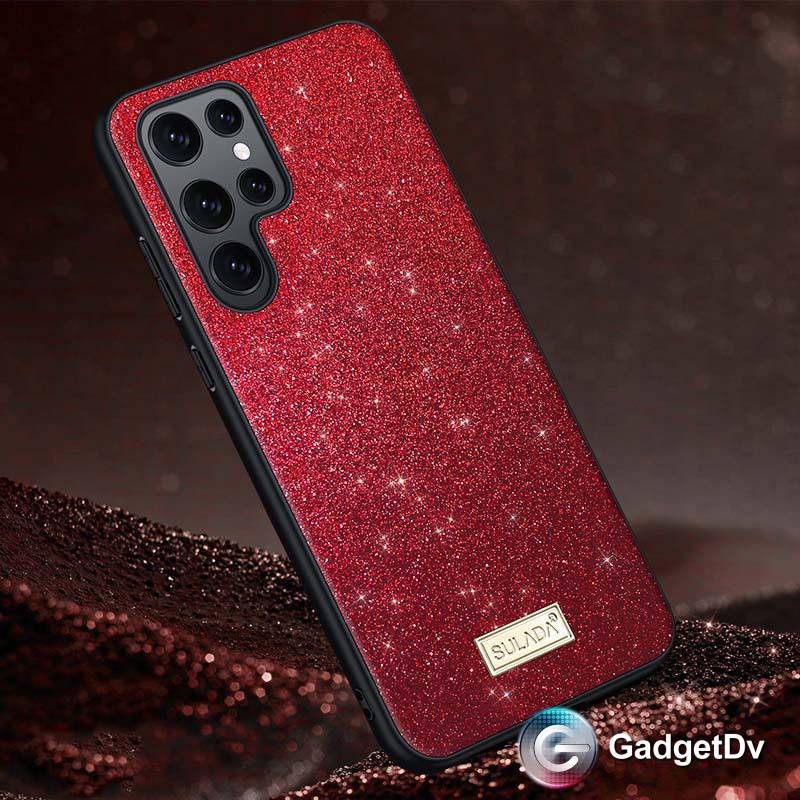 38292 Samsung S25 Ultra защитная крышка-чехол, Sulada блестки
