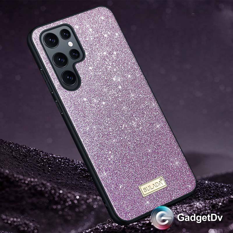 38292 Samsung S25 Ultra защитная крышка-чехол, Sulada блестки