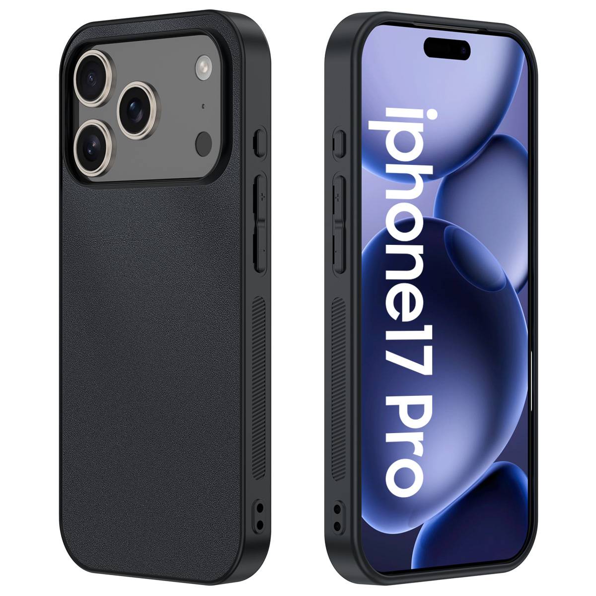 38613 iPhone 16 ProMax защитная крышка-чехол leather case