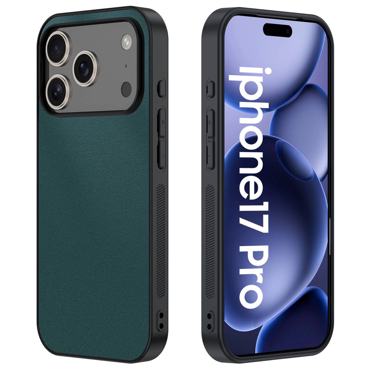 38613 iPhone 16 ProMax защитная крышка-чехол leather case