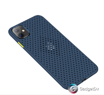 50039  iPhone 11 защитная крышка-чехол, силикон перфорированный