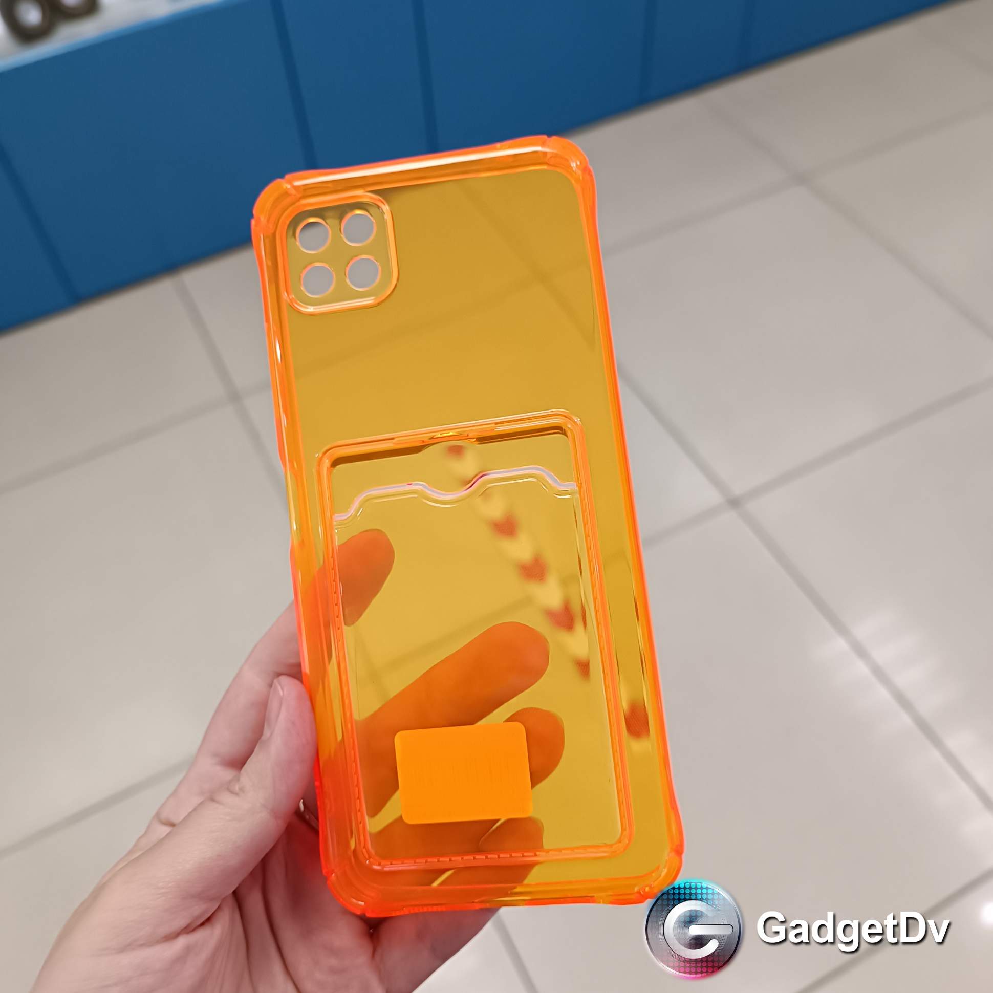 20780 Samsung A23 защитная крышка-чехол, прозрачная с кармашком