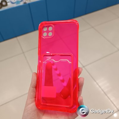20780 Samsung A23 защитная крышка-чехол, прозрачная с кармашком