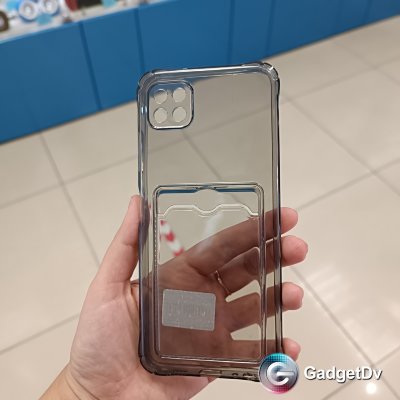 20780 Samsung A23 защитная крышка-чехол, прозрачная с кармашком
