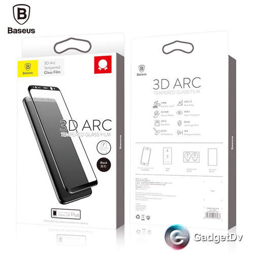 1631 Защитное стекло Samsung S8 0.26mm Baseus (золото)