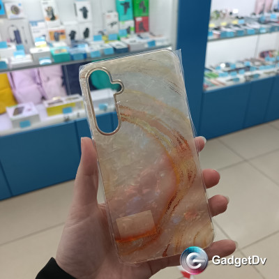34098 Samsung A35 защитная крышка-чехол, мрамор