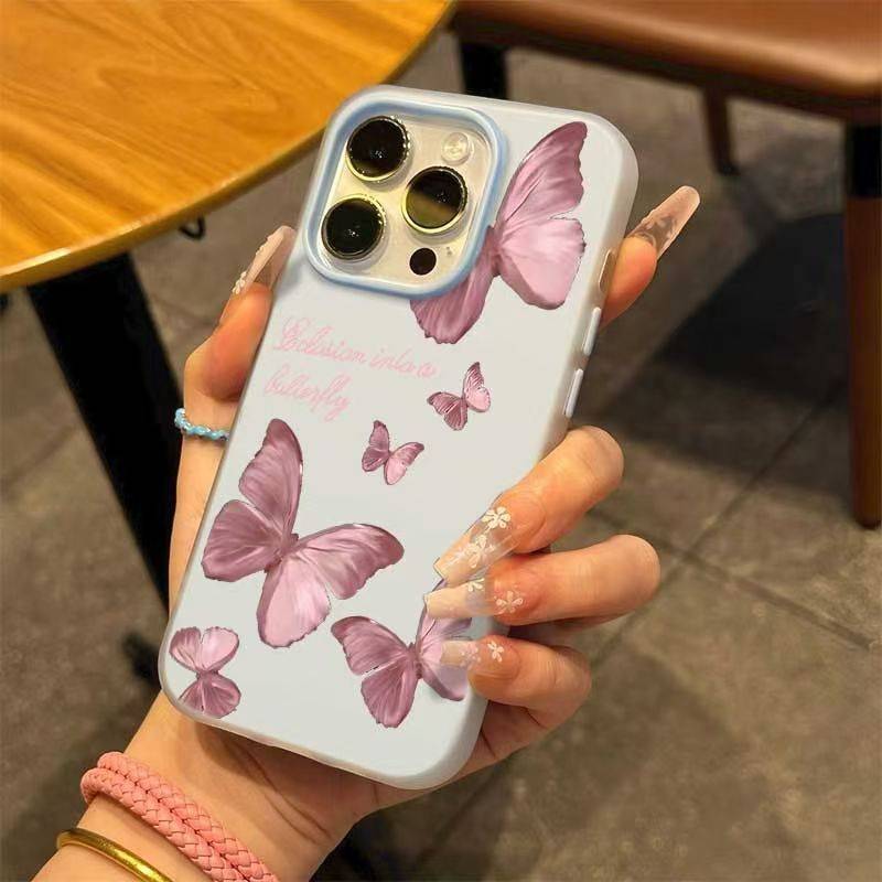 38005 iPhone 16Pro защитная крышка-чехол, пластик с рисунком