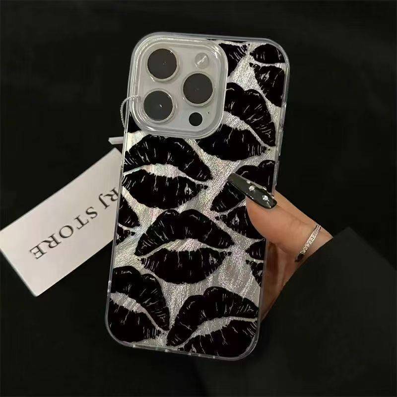 38005 iPhone 16Pro защитная крышка-чехол, пластик с рисунком