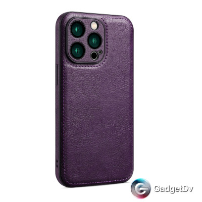 38086 Защитная крышка iPhone 14Pro Max, кож. однотонный 